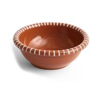 HAY Barro salad bowl Natural with stripes, Ø26 cm