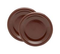 HAY Barro Side Plate - Set of 2 Burgundy