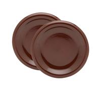 HAY Barro Side Plate - Set of 2 Burgundy One Size