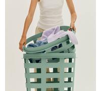 HAY Basket storage basket, green, plastic, length 57 cm