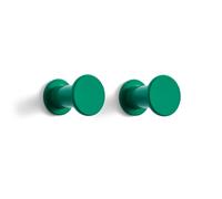 HAY Bolt hook 2-pack Ø2.8 cm Green