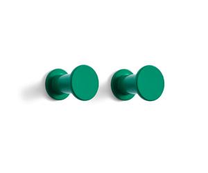 HAY Bolt hook 2-pack Ø2.8 cm Green