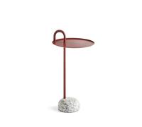 HAY Bowler Side Table Granite/Tile Red