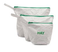 HAY Candy Mono Wash Bag - Wash Set of 3 Grey
