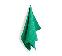 HAY Canteen kitchen towel 52x80 cm Emerald pinstripe