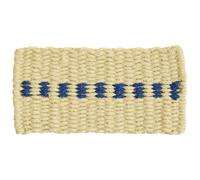 HAY - Coco Door Mat 40x80 cm, White / Blue - White