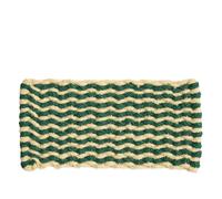 HAY Coco Door Mat - Stripe Wave Dark Green/White