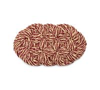 HAY Coco doormat 40x80 cm Swirl bordeaux-off white