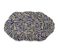 HAY - Coco Doormat Swirl 40x80 cm, Blue / Off-white - Blue