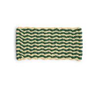 HAY Coco Stripe Wave doormat Dark green-white