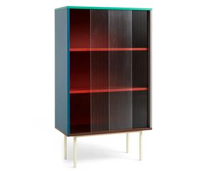 HAY - Colour Cabinet Display Cabinet, Glass Door / Multi - Multi