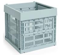 HAY Cube Recycled Colour Crate Dusty Blue