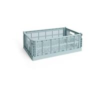 HAY - Colour Crate Large Storage, Dusty Blue - Dusty Blue