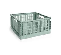 HAY - Colour Crate Large Square Storage, Sage Green - Sage Green