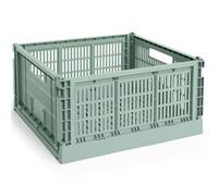 HAY - Colour Crate Large Square Storage, Sage Green - Sage Green