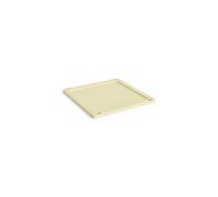 HAY Medium Square/Cube Recycled Colour Crate Lid Light Yellow
