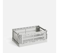 HAY - Colour Crate Storage Box S, 17x26,5 cm, Light Grey - Light Grey