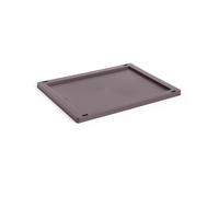 HAY - Colour Crate Plastic Medium Lid, Bordeaux - Bordeaux