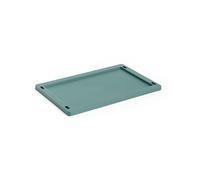 HAY Colour Crate lock plastic small Dark green