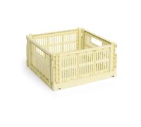 HAY Colour Crate M Square 29.5x29.5 cm Light yellow