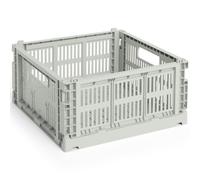 HAY - Colour Crate Medium Square Storage, Grey - Grey