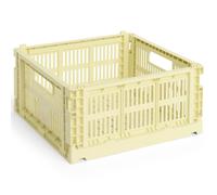 HAY - Colour Crate Medium Square Storage, Light Yellow - Light yellow