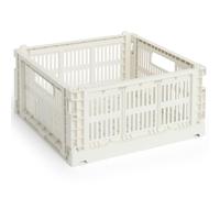 HAY Medium Square Recycled Colour Crate Off-White