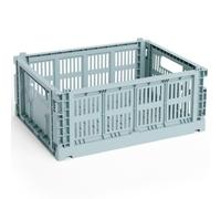 HAY - Colour Crate Medium Storage, Dusty Blue - Dusty Blue