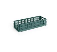 HAY - Colour Crate Mini Oblong Storage, Dark Green - Dark Green