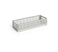 HAY - Colour Crate Mini Oblong Storage, Grey - Grey
