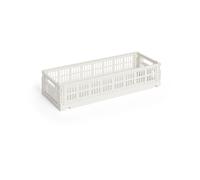 HAY Colour Crate Mini Oblong 13x34.5 cm Off white