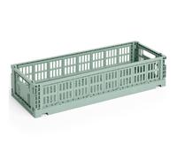 HAY - Colour Crate Mini Oblong Storage, Sage Green - Sage Green