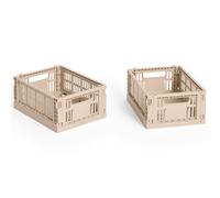HAY - Colour Crate Mini Storage 2-pack, Powder - Powder