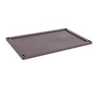 HAY - Colour Crate Plastic Large Lid, Bordeaux - Bordeaux