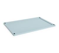 HAY - Colour Crate Plastic Large Lid, Dusty Blue - Dusty Blue