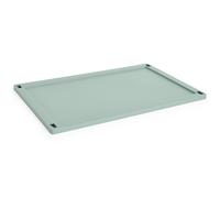 HAY - Colour Crate Plastic Large Lid, Sage Green - Sage Green