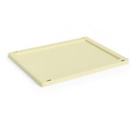 HAY - Colour Crate Plastic Medium Lid, Light Yellow - Light yellow