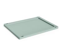 HAY - Colour Crate Plastic Medium Lid, Sage Green - Sage Green
