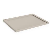 HAY - Colour Crate Plastic Medium Lid, Warm Grey - Warm Grey