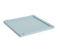 HAY - Colour Crate Plastic Medium Square / Cube Lid, Dusty Blue - Dusty Blue