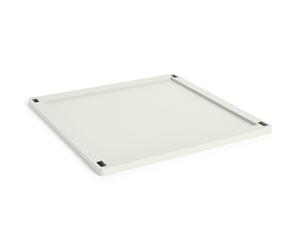 HAY - Colour Crate Plastic Medium Square / Cube Lid, Off-white - Offwhite