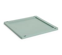 HAY - Colour Crate Plastic Medium Square / Cube Lid, Sage Green - Sage Green