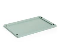 HAY - Colour Crate Plastic Small Lid, Sage Green - Sage Green