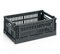 HAY - Colour Crate Small Storage, Charcoal - Charcoal