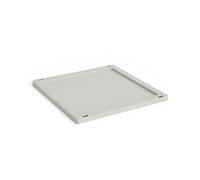 HAY Colour Crate Square/Cube lock plastic medium Grey
