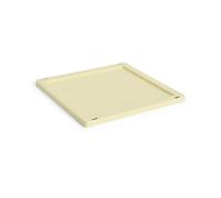 HAY Medium Square/Cube Recycled Colour Crate Lid Light Yellow