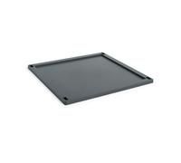 HAY Colour Crate Square lock plastic large Charcoal