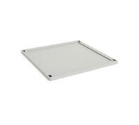 HAY Colour Crate Square lock plastic large Grey