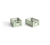 HAY Colour Crate Storage Box Mini Set of 2 Mint