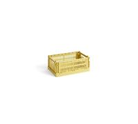 HAY Colour Crate Storage Box Small Dusty Yellow